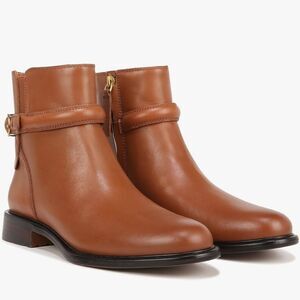 Revolve Franco Sarto Elese Leather Ankle Chelsea Boot in Cognac NWOT